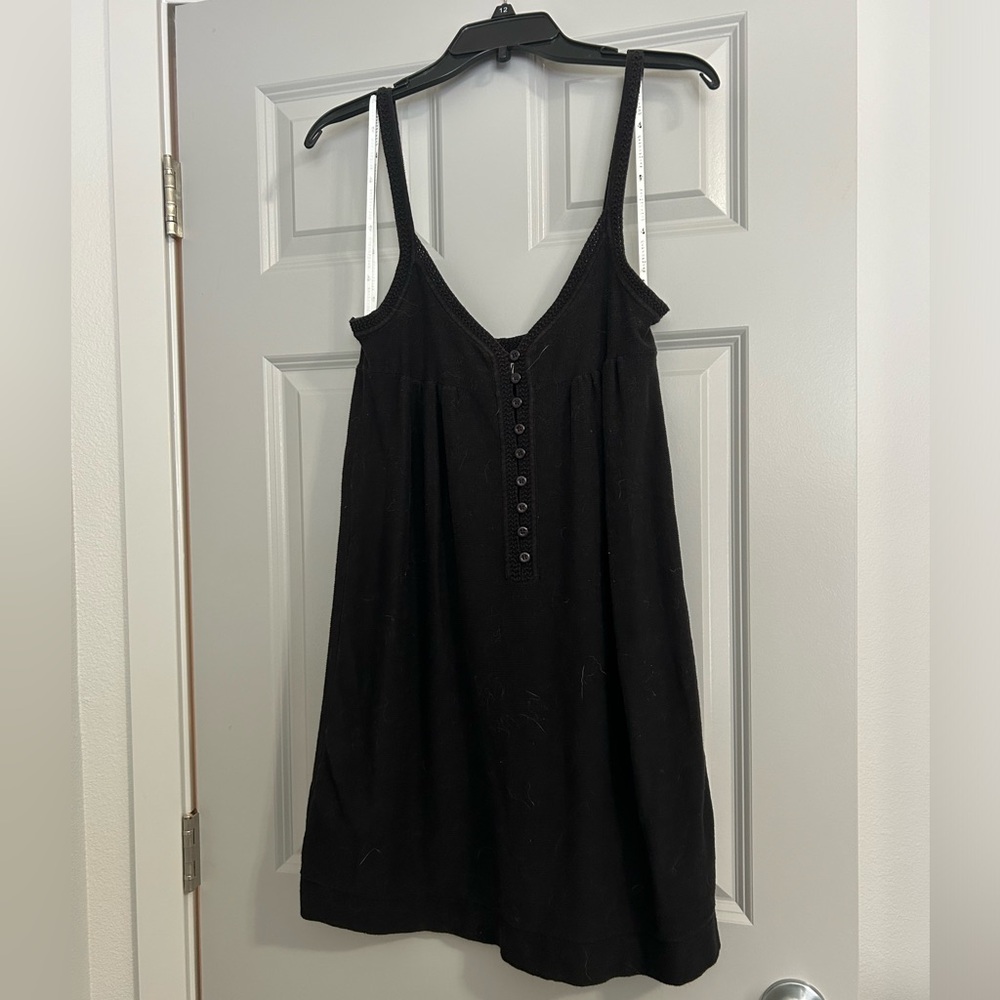 QUICKSILVER black spring summer cami dress black size M
